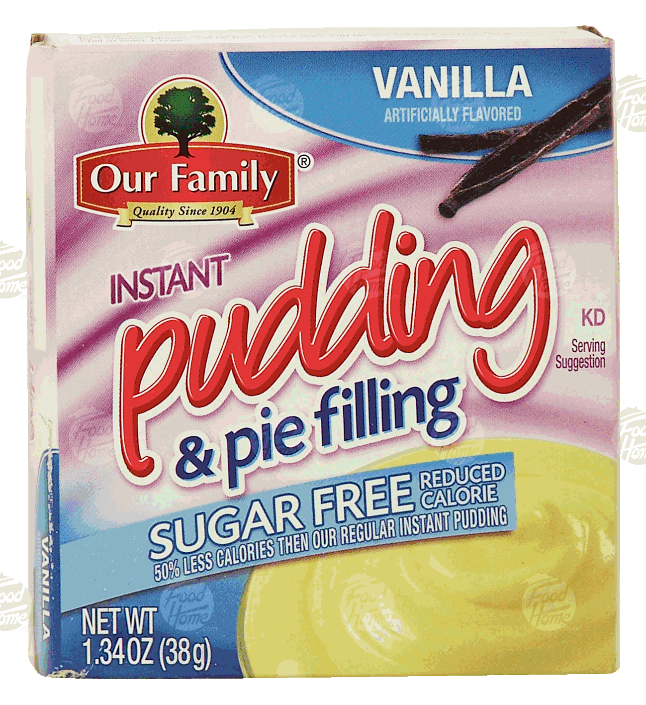 Our Family  vanilla instant pudding & pie filling, sugar free Full-Size Picture